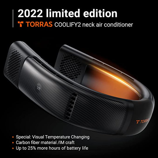 TORRAS COOLIFY 2S Neck Air Conditioner 5000mAh Long Endurance Edition Cooling / Heating
